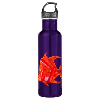 Fish Angel 905 jGibney The MUSEUM Zazzle Gifts Stainless Steel Water Bottle