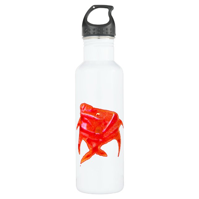 Fish Angel 905 jGibney The MUSEUM Zazzle Gifts Water Bottle (Front)