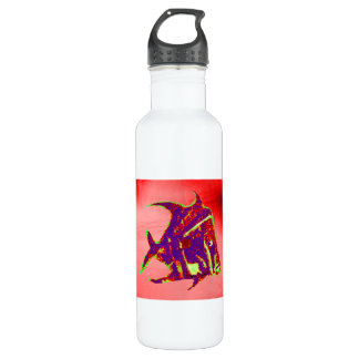 Fish Angel 905 jGibney The MUSEUM Zazzle Gifts Water Bottle