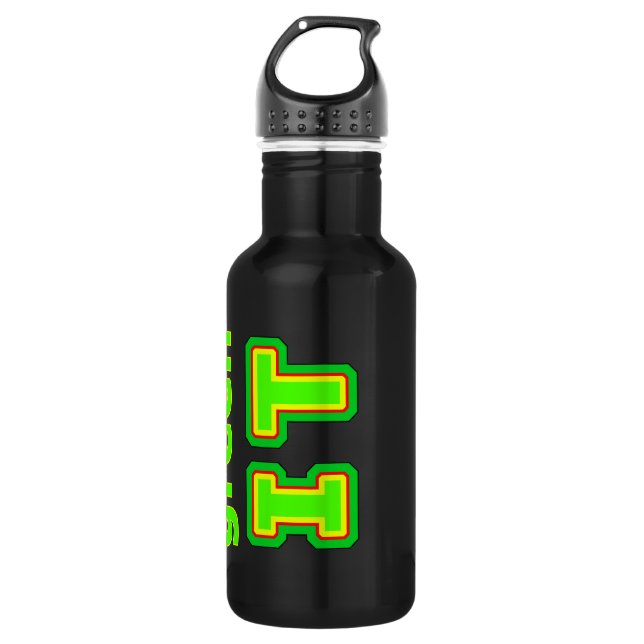 Fish Angel 905 jGibney The MUSEUM Zazzle Gifts Water Bottle (Front)