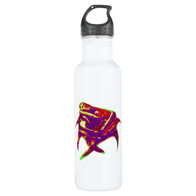 Fish Angel 905 jGibney The MUSEUM Zazzle Gifts Water Bottle (Front)