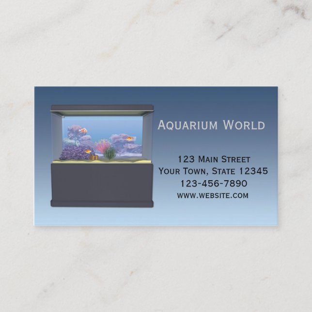 Fish Aquarium Business Card (Front)