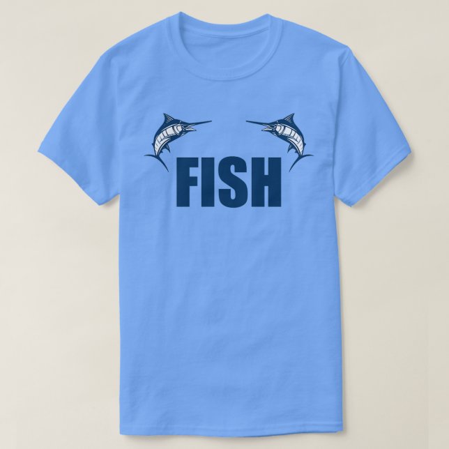 Fish Aquarium Fishing T-Shirt (Design Front)