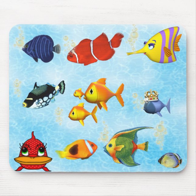 Fish Aquarium Mousepad Mouse Pad (Front)