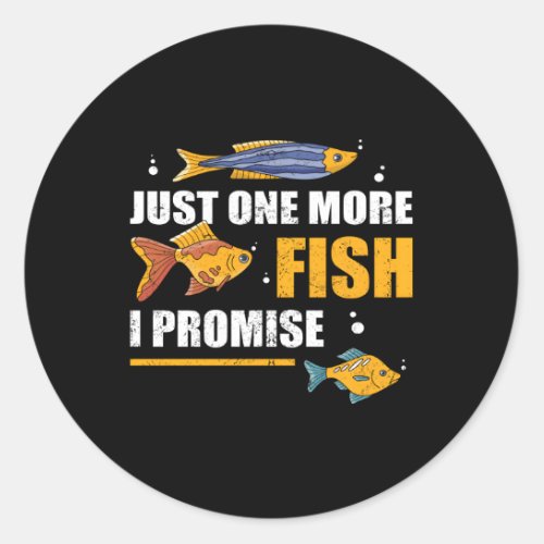 Fish Aquarium Tech Aquarium Fishkeeg Aquarist Classic Round Sticker