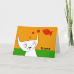 Fish Are Friends Notecard at Zazzle