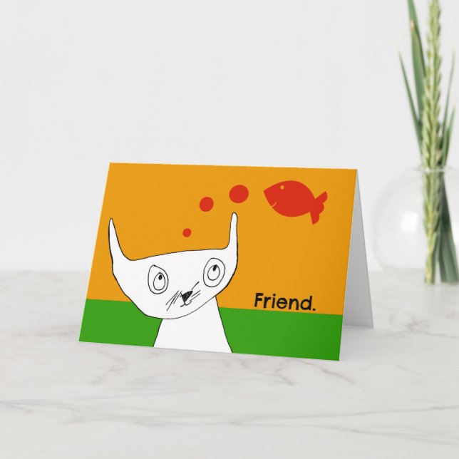 Fish are Friends Notecard (Front)