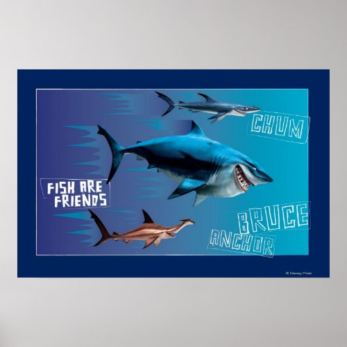 Fish are Friends Poster