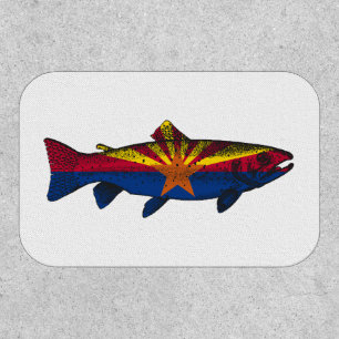 Fish Arizona Flag Trout Patch