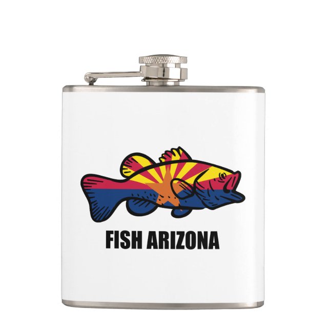 Fish Arizona Flask (Front)