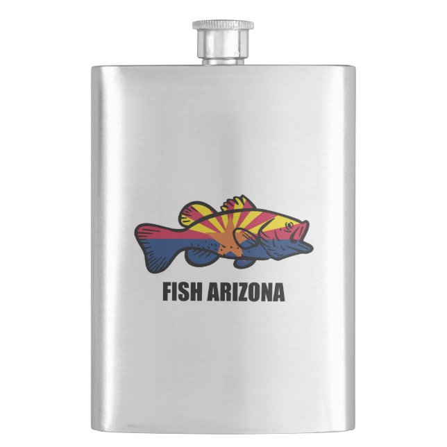 Fish Arizona Flask (Front)