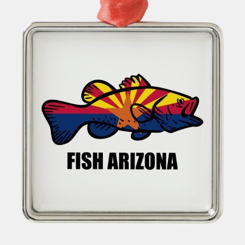 Fish Arizona Metal Ornament