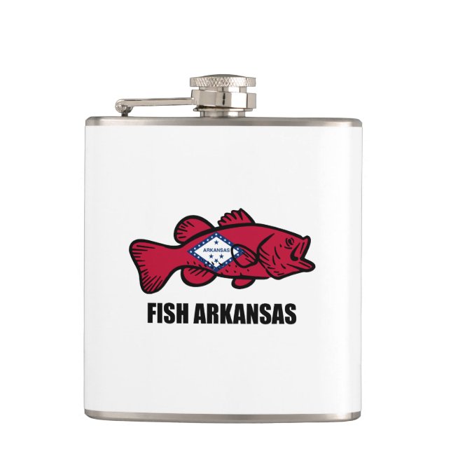 Fish Arkansas Flask (Front)