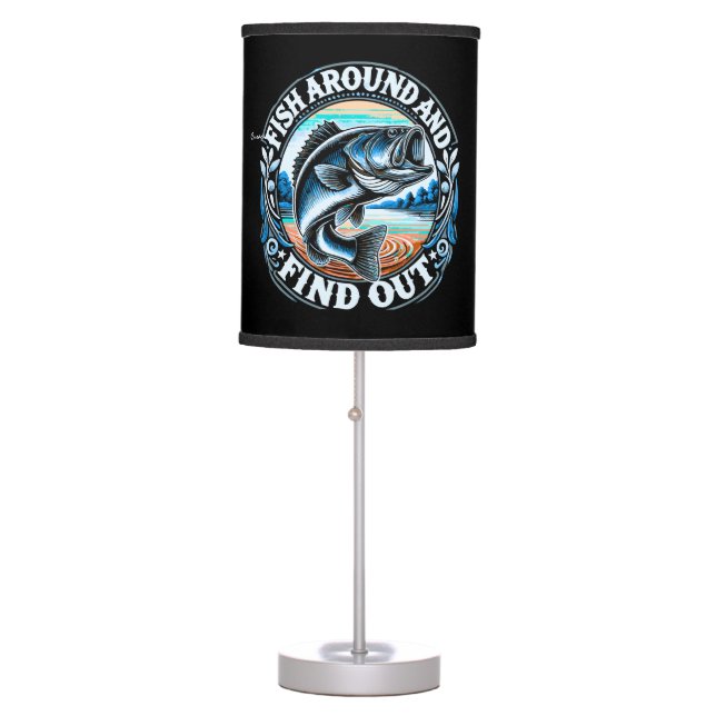 Fish Around and Find Out lamp (Front)