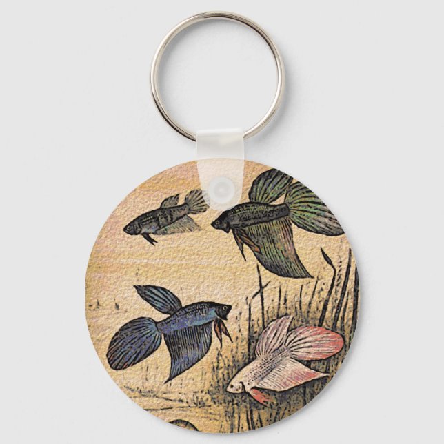 Fish Art Keychain (Front)