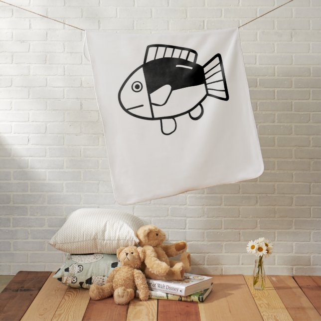 Fish Baby Blanket (In Situ)