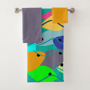 Fish Bath Towel Set