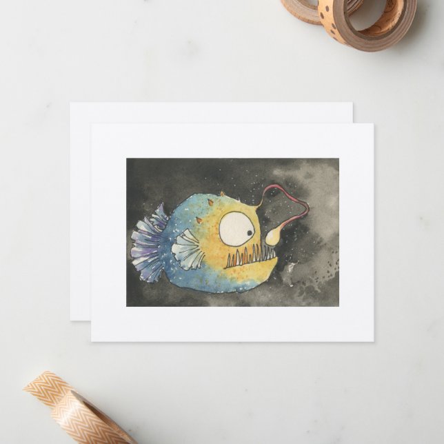 Fish - Blank Card (Front/Back In Situ)