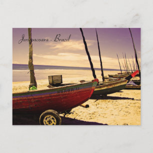 Fish boats - Jericoacoara, Brazil Postcard