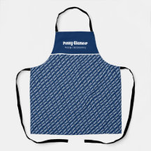 Fish bone cat pet services apron
