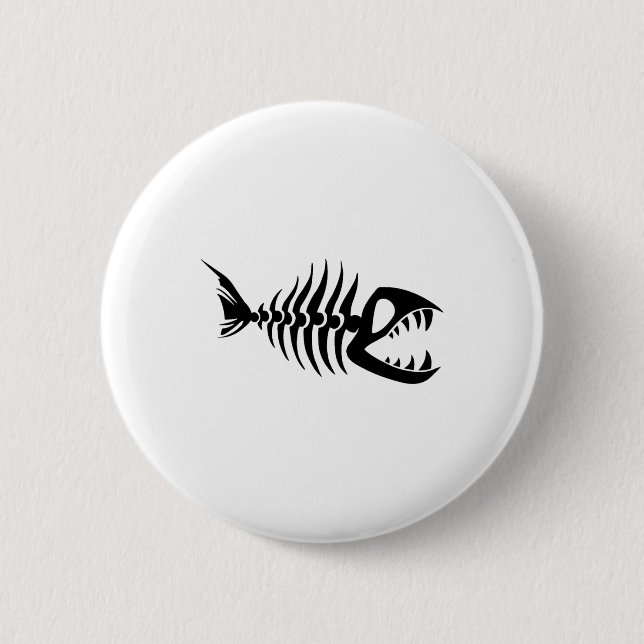 Fish Bones  Button (Front)