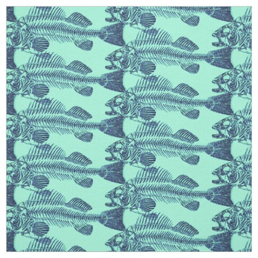 Fish Bones Fabric