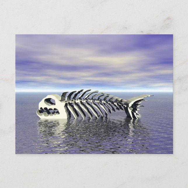 Fish Bones Postcard (Front)
