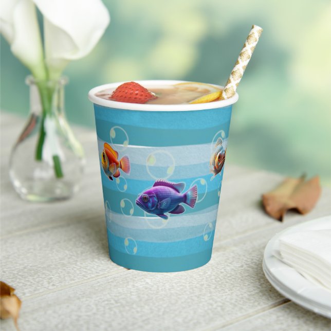 Fish Bowl Party Paper Cup (Insitu)