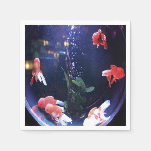 Fish bowl photo napkins