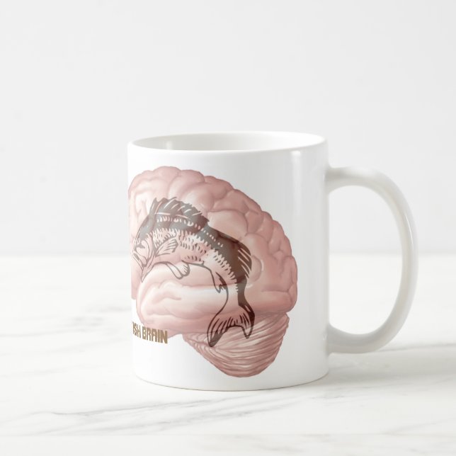 Fish Brain Coffee Mug (Right)
