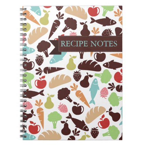 Fish bread fruit vegetable food chef catering notebook