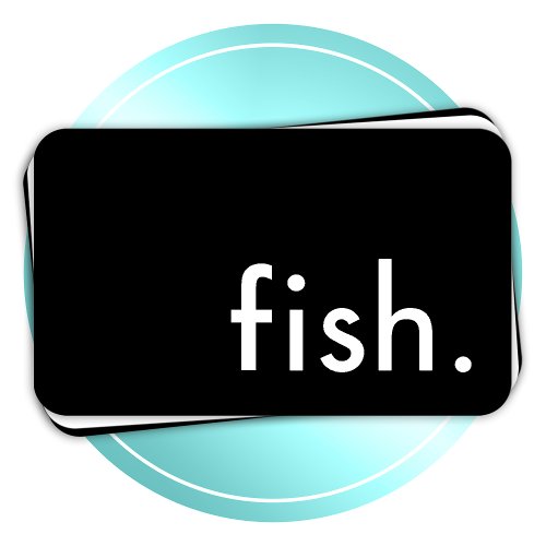 fish business card