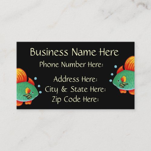 Fish Business Card Sample4