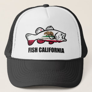 Fish California Bass Trucker Hat