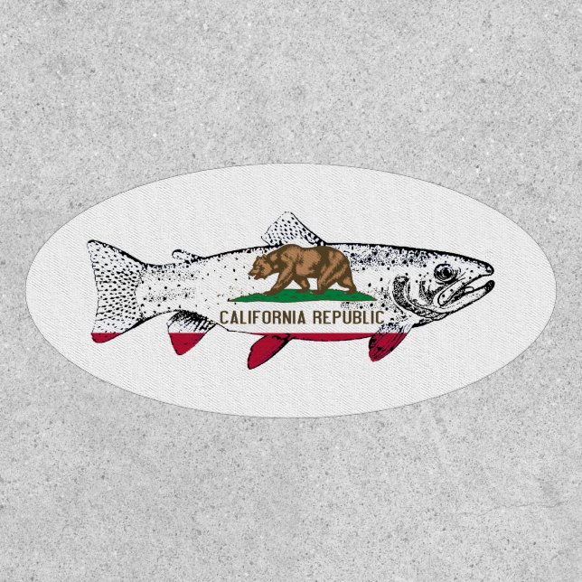 Fish California Trout Patch (Front)