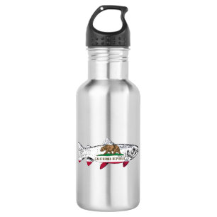 Fish California Trout Stainless Steel Water Bottle