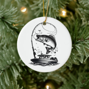 fish ceramic ornament