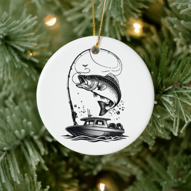 fish ceramic ornament (Tree)