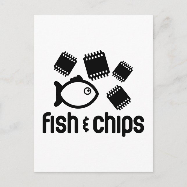 Fish & Chips Postcard (Front)