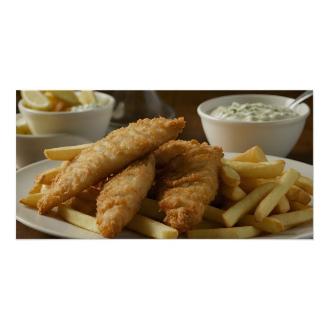 Fish & Chips Poster (Front)