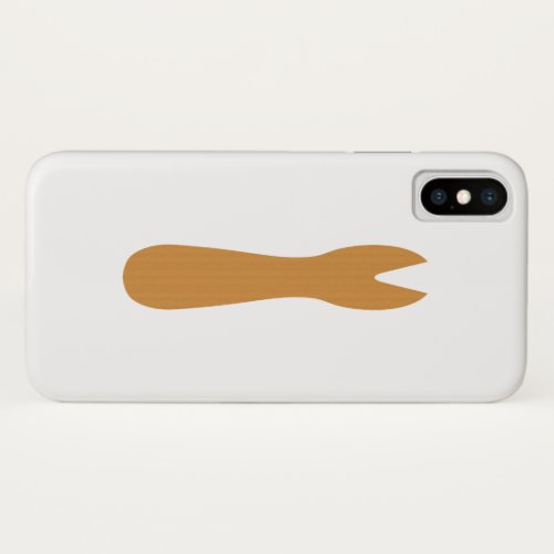 Fish  Chips Shop Wooden Fork iPhone X Case