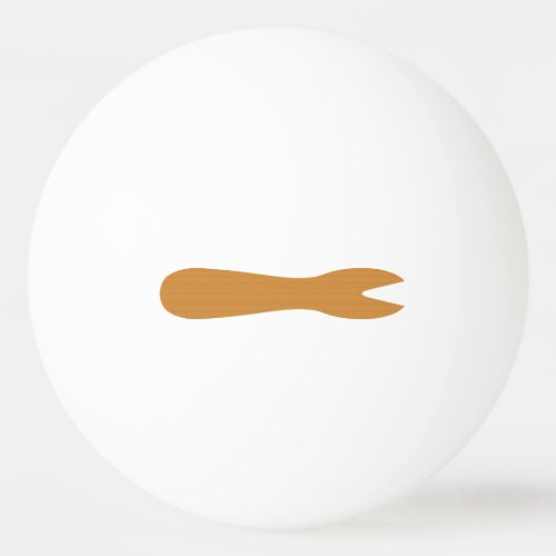 Fish  Chips Shop Wooden Fork Ping Pong Ball