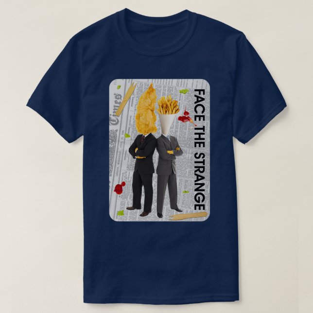 Fish  Chips  T-Shirt (Design Front)