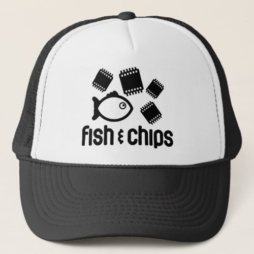 Fish  Chips Trucker Hat