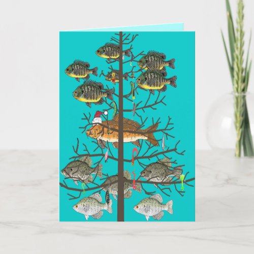 Fish Christmas Holiday Card