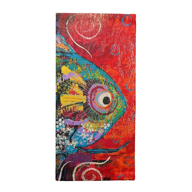 Fish Cloth Napkin Set (Half Fold)