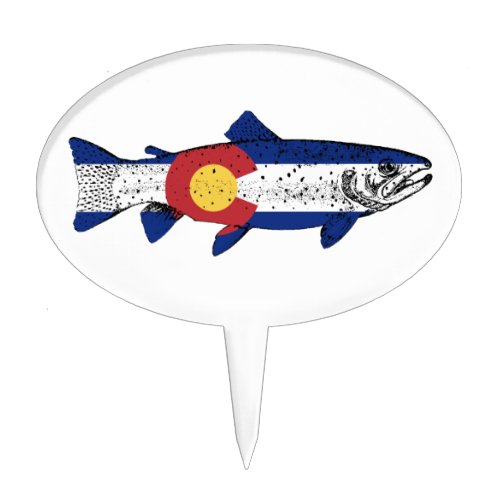 Fish Colorado Cake Topper