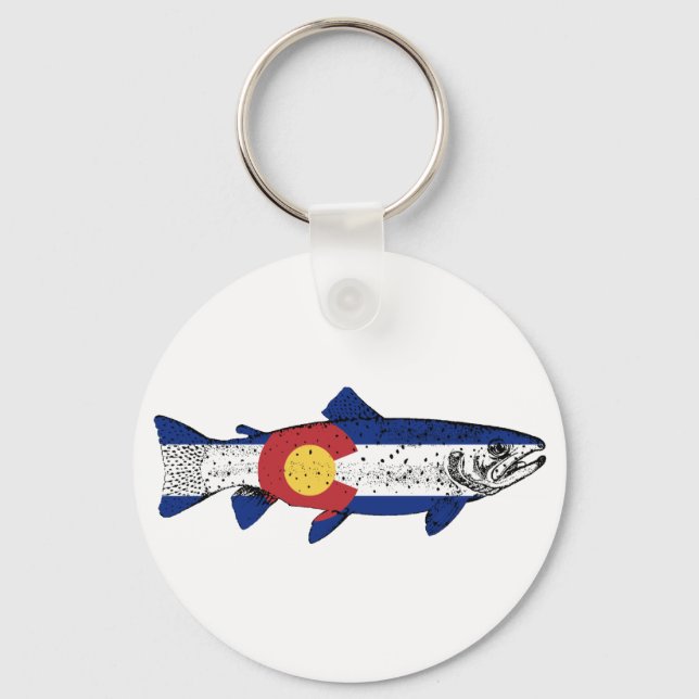 Fish Colorado Keychain (Front)
