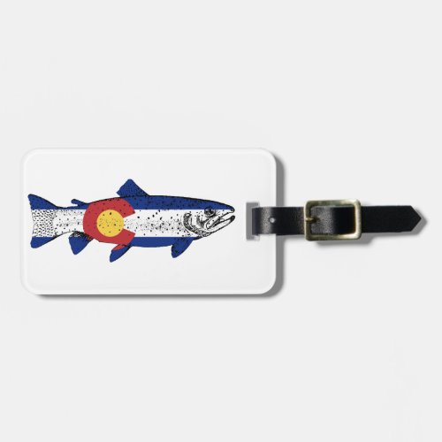 Fish Colorado Luggage Tag