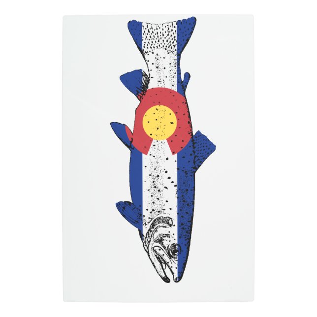 Fish Colorado Metal Print (Front)